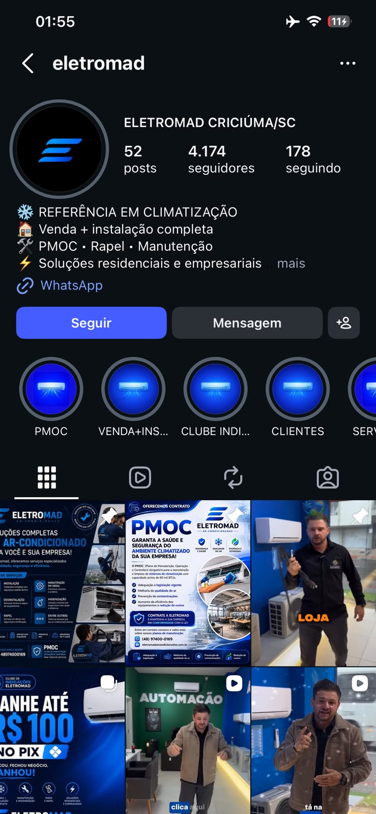 Perfil Eletromad